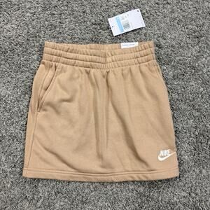 Nike Skirt With Pockets Brown Tan Girls Size M. NEW